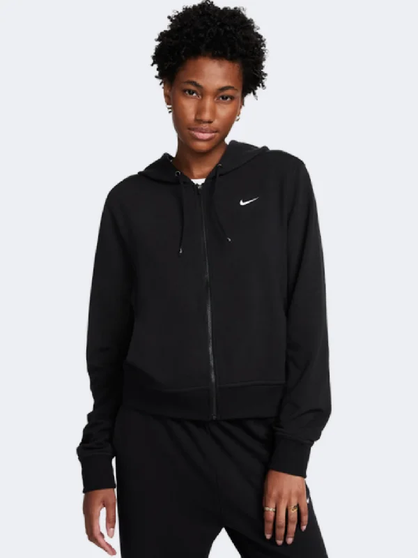 Nike One Dri-Fit Women Training Hoody Black/White