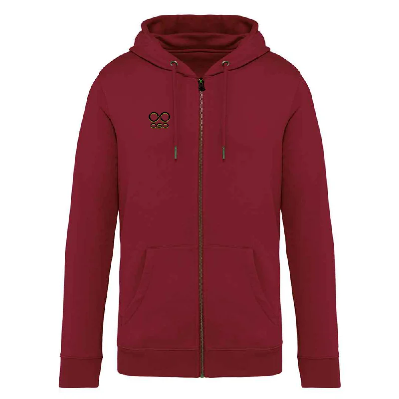 OSO Ultimate Zip Hoodies - Unisex - Hibiscus