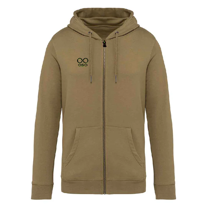 OSO Ultimate Zip Hoodies - Unisex - Light Olive