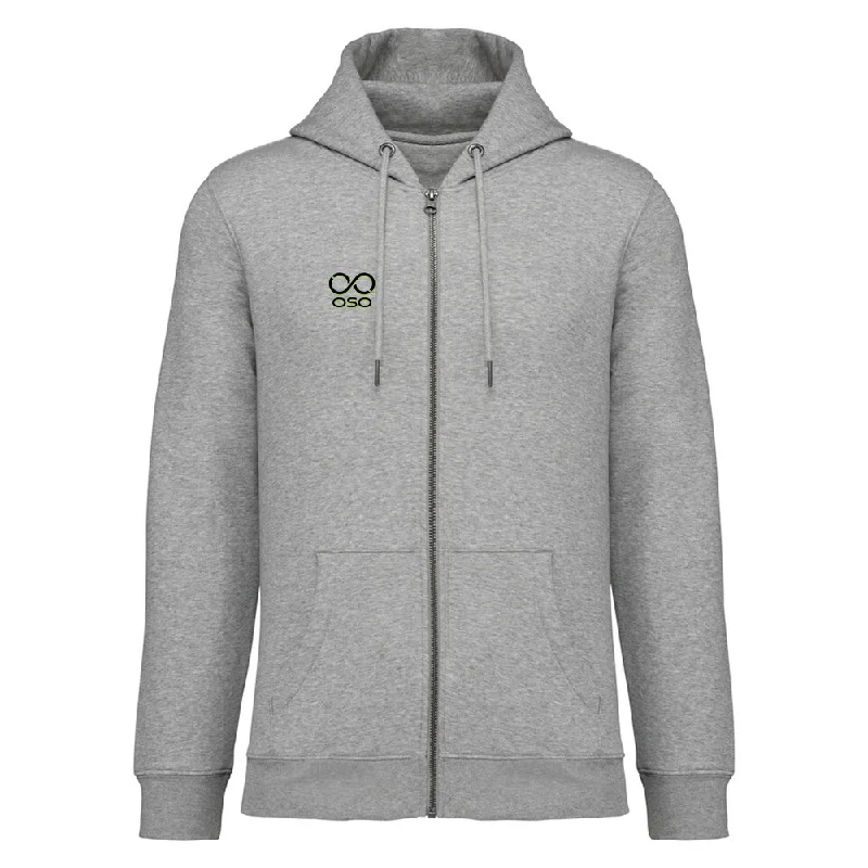 OSO Ultimate Zip Hoodies - Unisex - Moon Grey Heather