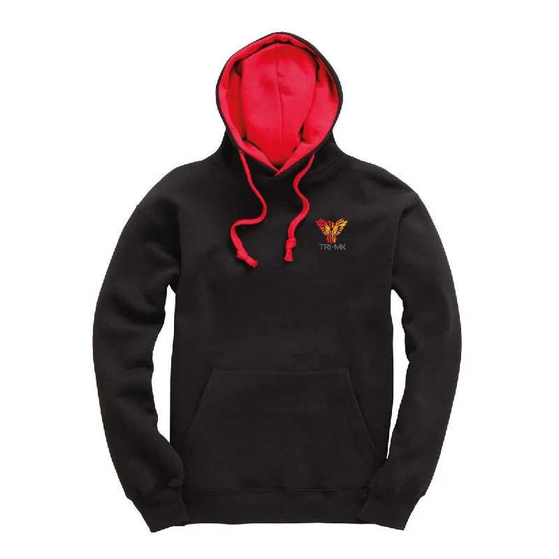 Phoenix Tri-MK Hoodie - Black/red