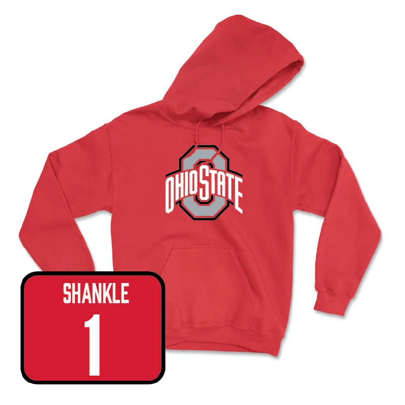 Red Women's Volleyball Team Hoodie  - Ava Shankle