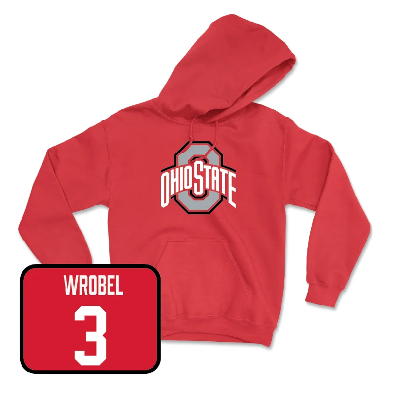 Red Women's Volleyball Team Hoodie - Ella Wrobel