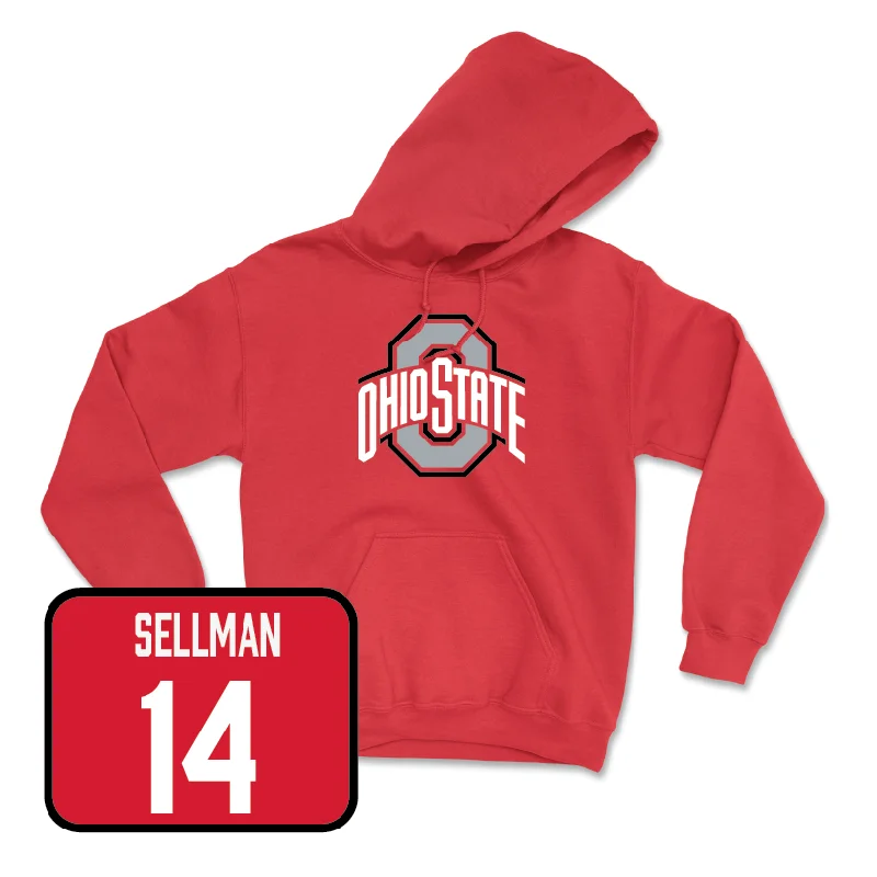 Red Women's Volleyball Team Hoodie - Emerson Sellman