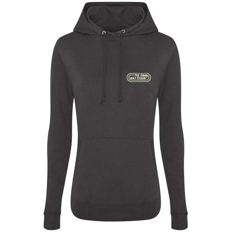 The Olney Way To Run Ladies Hoodie - Storm Grey