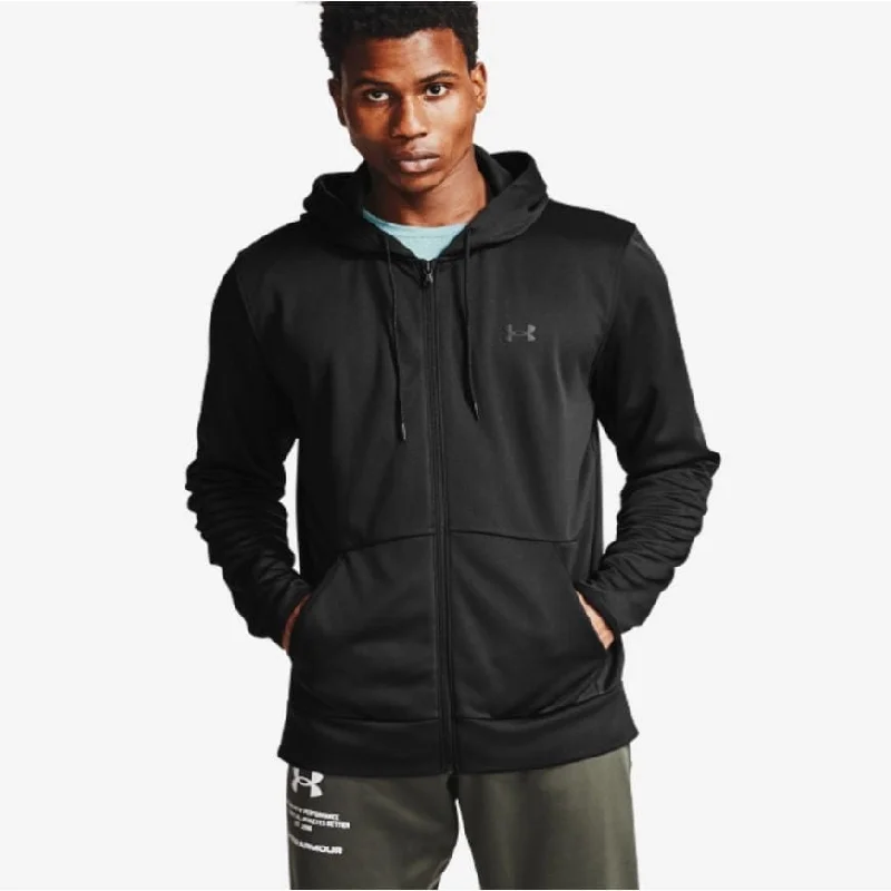 Under Armour Fleece® Full Zip Men Training Hoody Black