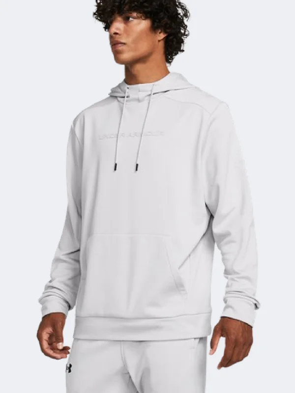 Under Armour Fleece Graphic Men Lifestyle Hoody Halo Grey