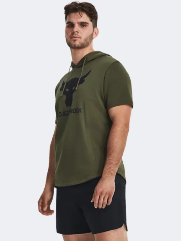 Under Armour Project Rock Men Training Hoody Marine Green/Black