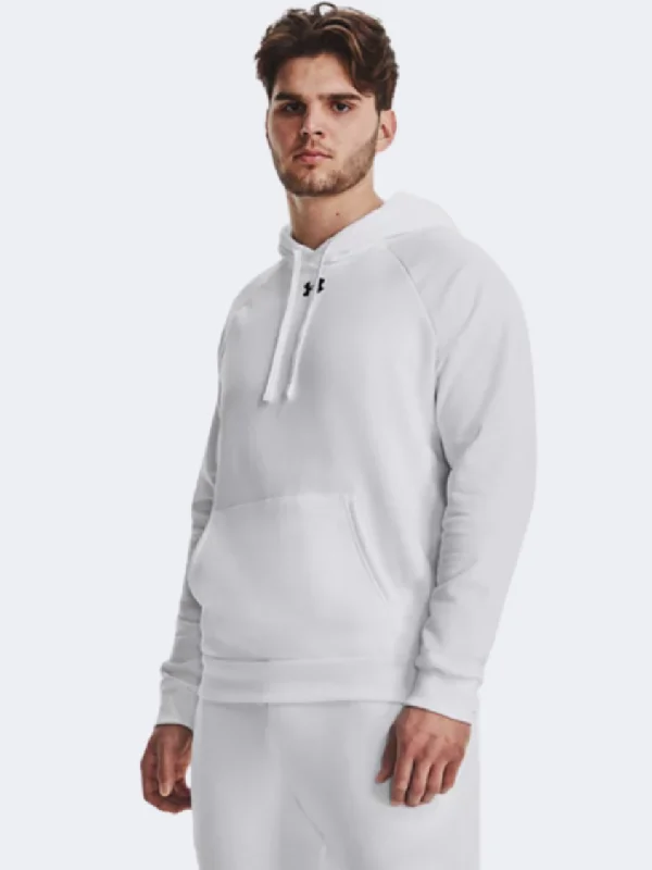 Under Armour Rival Fleece Men Lifestyle Hoody White/Black