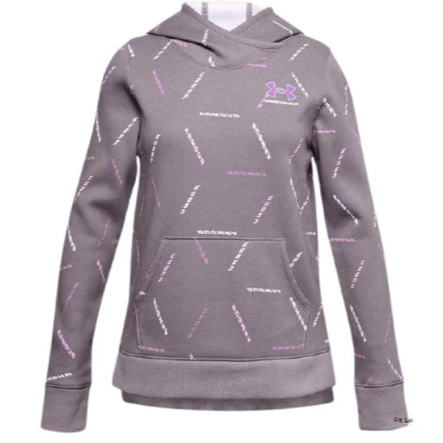 Under Armour Rival Kids Training Hoody Purple