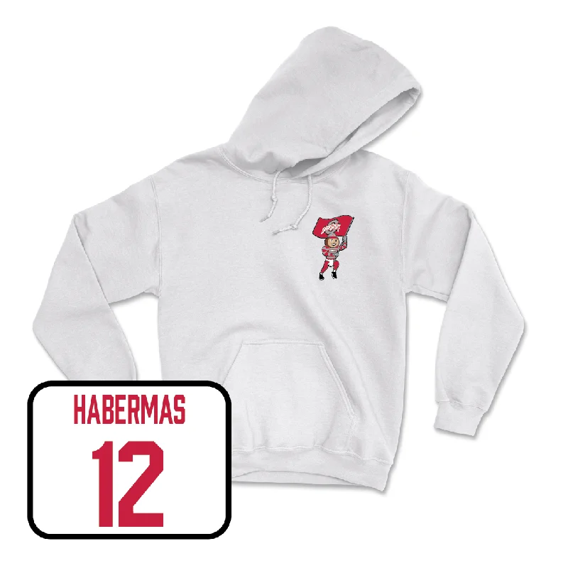 Men's Volleyball White Brutus Hoodie - Nathan Habermas