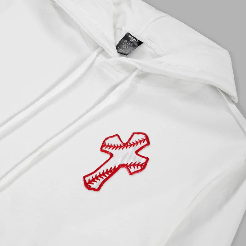 Baseball Cross Patch Hoodie