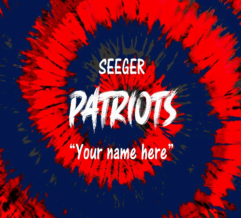 Seeger Patriots Customized 20 oz Tumbler